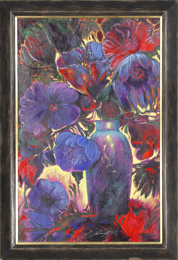 Ernst Fuchs - Blumenstillleben - Frame image