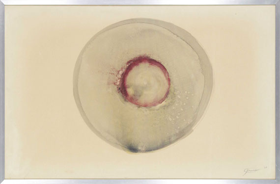 Otto Piene - Feuergouache - Frame image