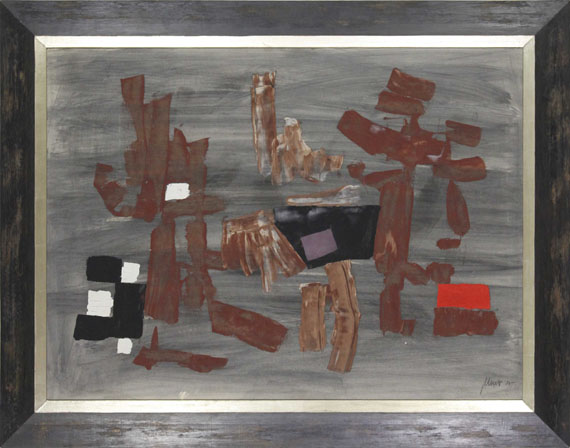 Fritz Winter - Letztes Rot - Frame image
