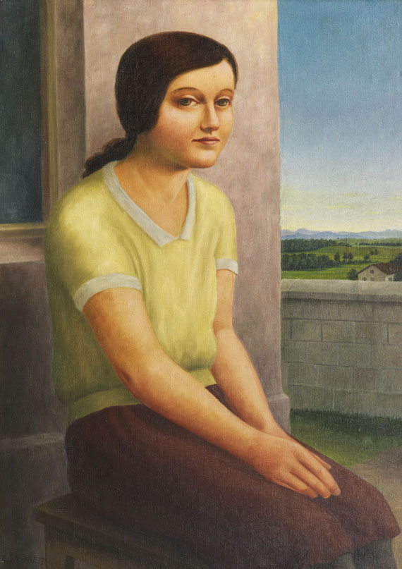 Sitzendes Mädchen, 1927