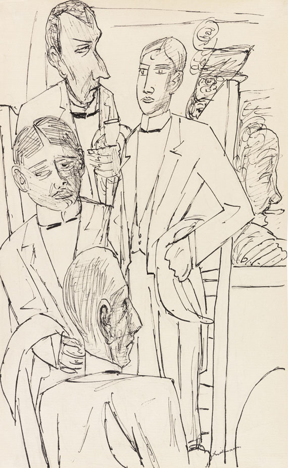 Max Beckmann - Die großen Kellner