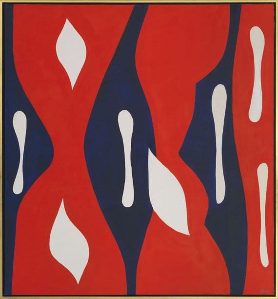 Ernst Wilhelm Nay - Doppelspindel-Rot - Frame image