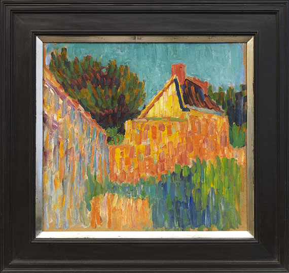 Alexej von Jawlensky - Kleines Haus vor Buschwerk (Französische Landschaft) - Frame image