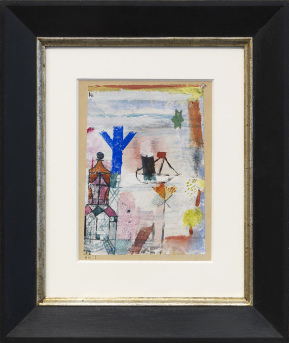 Paul Klee - Kleiner Dampfer - Frame image