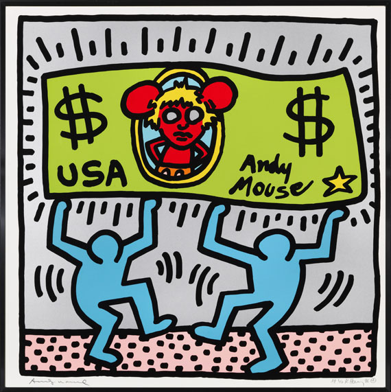 Keith Haring - Andy Mouse (4 Blatt) - Frame image