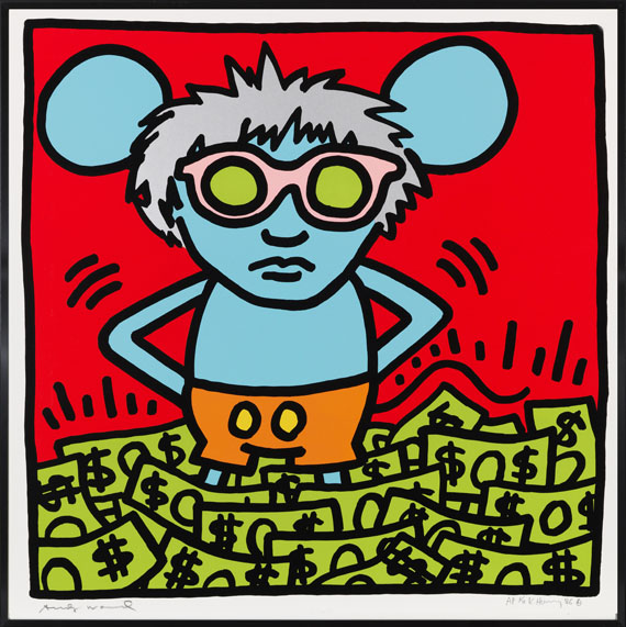 Keith Haring - Andy Mouse (4 Blatt) - Frame image