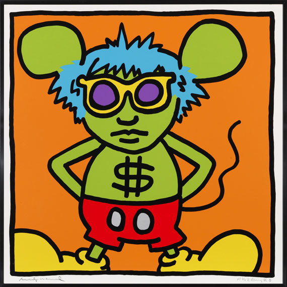Keith Haring - Andy Mouse (4 Blatt) - Frame image