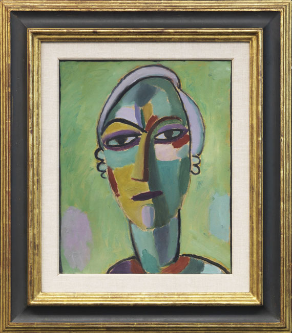 Alexej von Jawlensky - Mystischer Kopf: Galka Fatum - Fate - Frame image