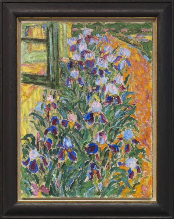 Erich Heckel - Blaue Iris - Frame image