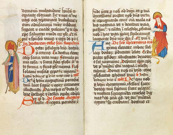  Manuskripte - Stundenbuch auf Pergament. Flandern - 