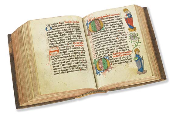 Manuskripte - Stundenbuch auf Pergament. Flandern
