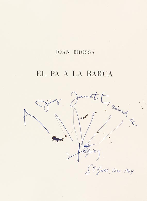 Antoni Tàpies - J. Brossa, El pa a la Barca