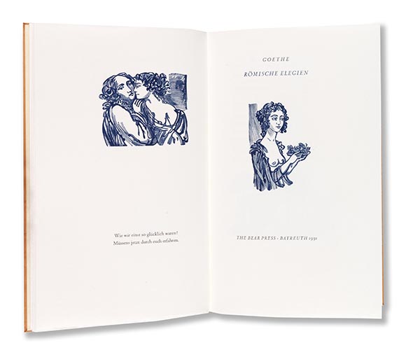  Bear Press - 3 Vorzugsausgaben: Bassompierre. Simson. Goethe - 