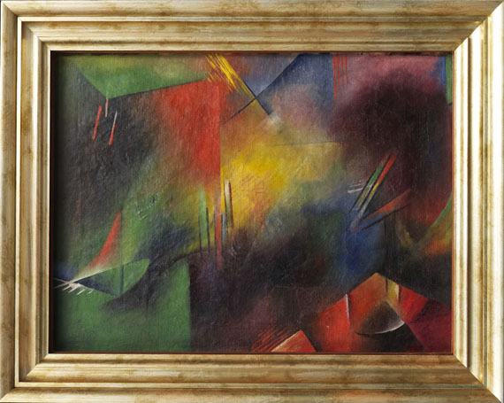 Georg Muche - Ohne Titel (Stillleben / Abstrakte Komposition) - Frame image
