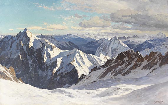 Edward Harrison Compton - Zugspitzplatt im Winter