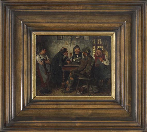 Hugo Kauffmann - Der Vorleser - Frame image