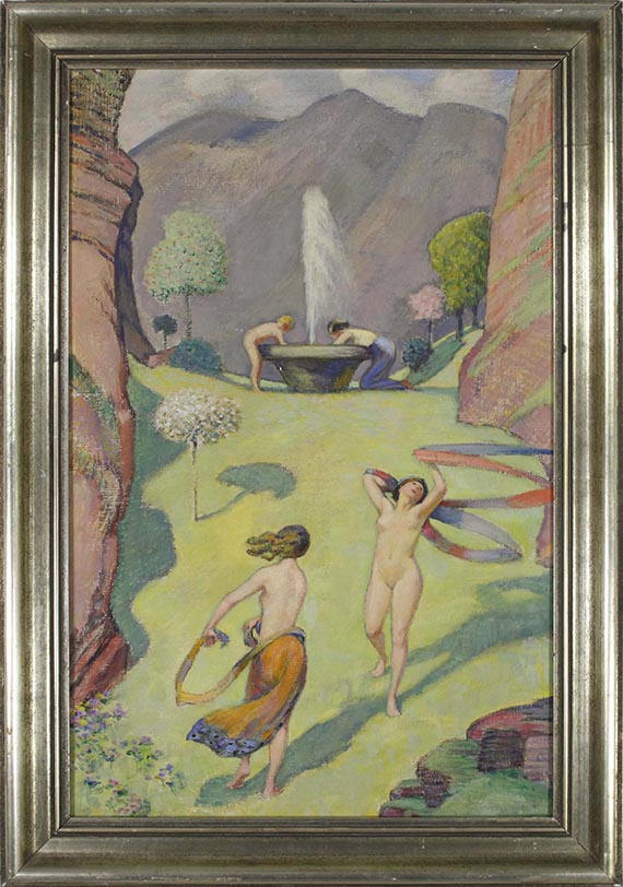 Ludwig von Hofmann - Frühlingstanz - Frame image