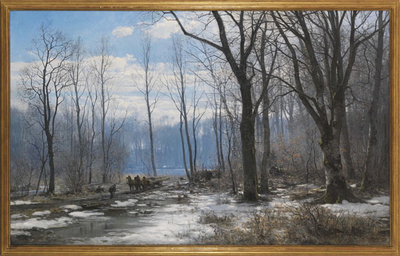Anders Andersen-Lundby - Wintertag im Englischen Garten in München - Frame image