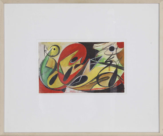 Ernst Wilhelm Nay - Liegende - Frame image