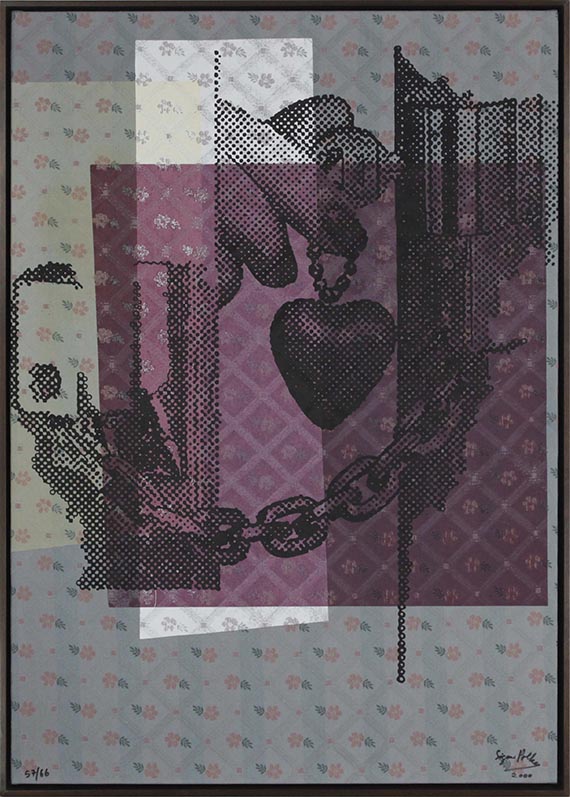Sigmar Polke - S.H. - oder die Liebe zum Stoff, 2000 - Frame image