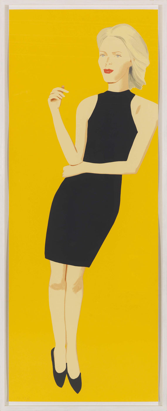 Alex Katz - Black Dress - Ruth - Frame image