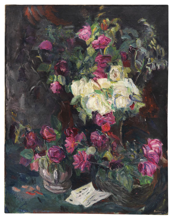 Max Beckmann - Stillleben mit roten Rosen