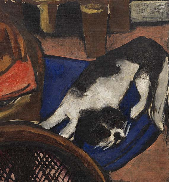 Max Beckmann - Majong und Chilly (Hunde) - 