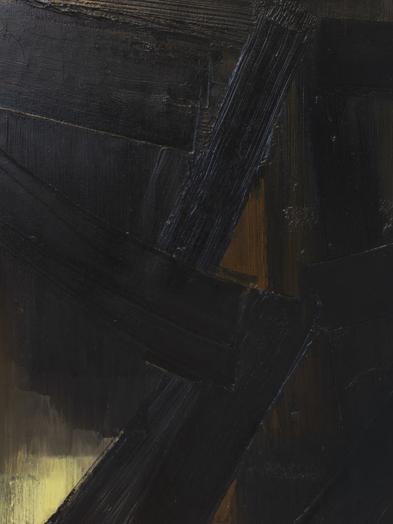 Pierre Soulages - Peinture 92 x 65 cm, 3 août 1954 - 