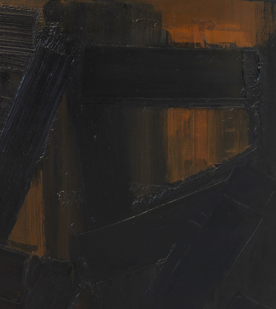 Pierre Soulages - Peinture 92 x 65 cm, 3 août 1954