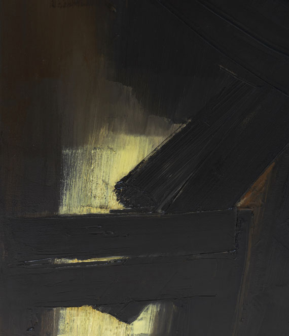 Pierre Soulages - Peinture 92 x 65 cm, 3 août 1954