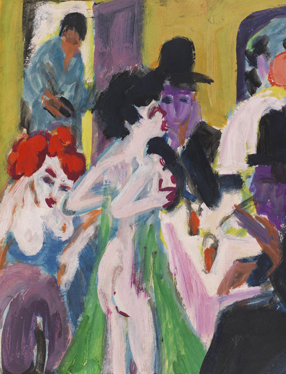 Ernst Ludwig Kirchner - Im Bordell - 