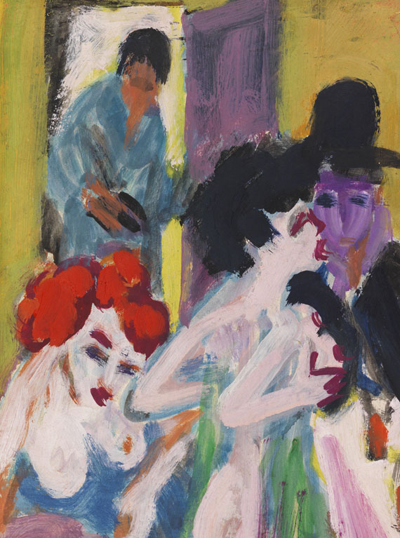 Ernst Ludwig Kirchner - Im Bordell - 