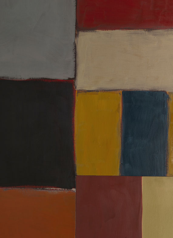 Sean Scully - Blue Yellow Figure - 