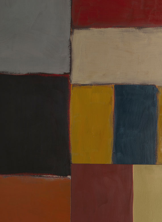 Sean Scully - Blue Yellow Figure