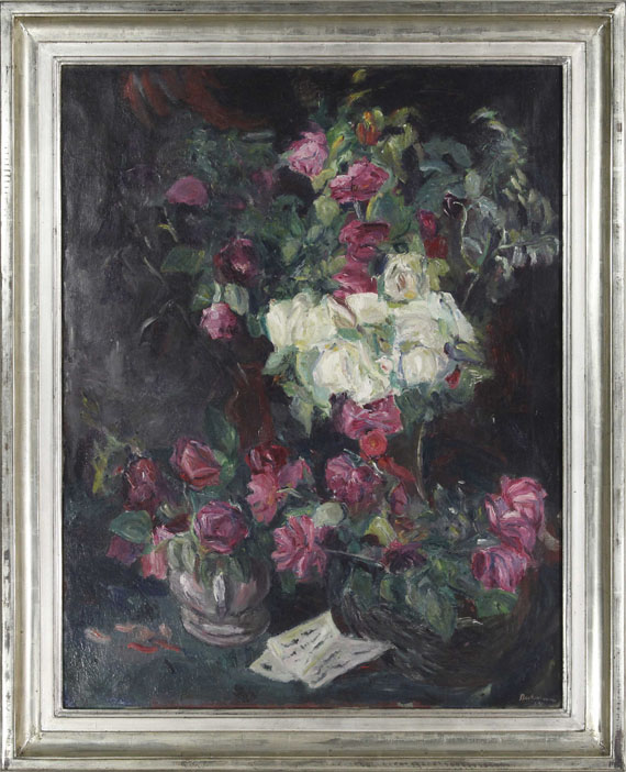 Max Beckmann - Stillleben mit roten Rosen - Frame image