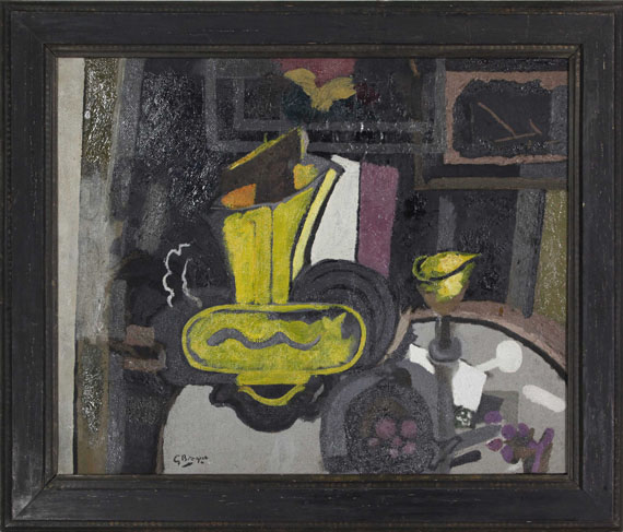 Georges Braque - Nature morte au pot jaune - Frame image