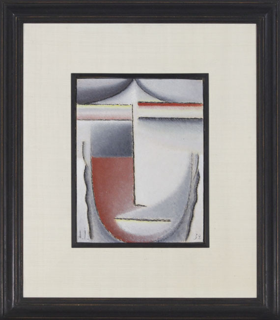 Alexej von Jawlensky - Winterstimmung (Abstrakter Kopf) - Frame image