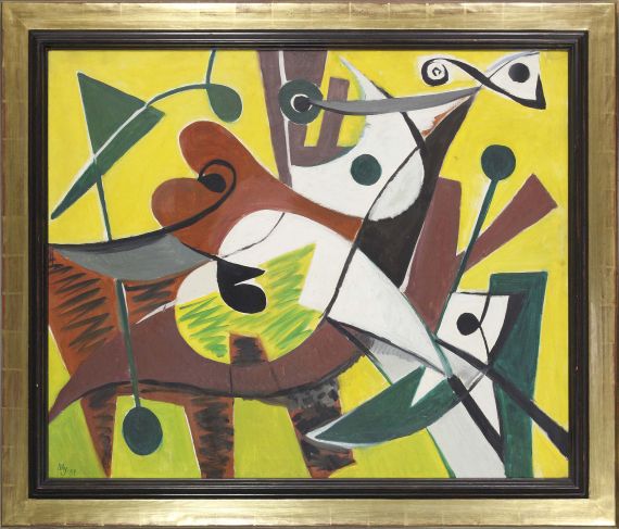 Ernst Wilhelm Nay - Vibration - Frame image