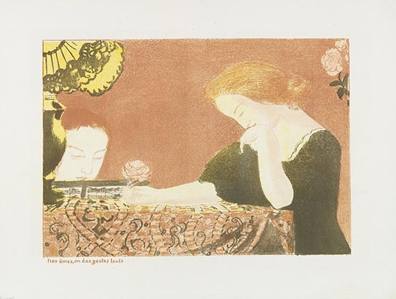 Maurice Denis - Amour, Mappe mit 12 farbigen Lithographien - 