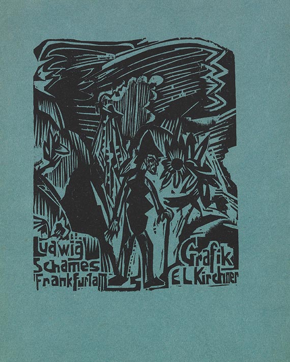 Ernst Ludwig Kirchner - Ausstellungskatalog + Die Leichenschändung - 