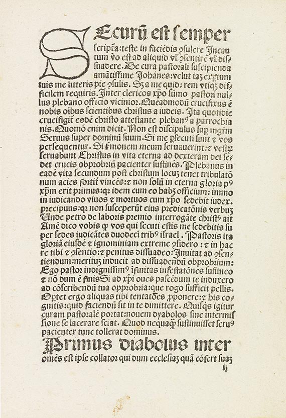   - Epistola de miseria curatorum seu plebanorum - 
