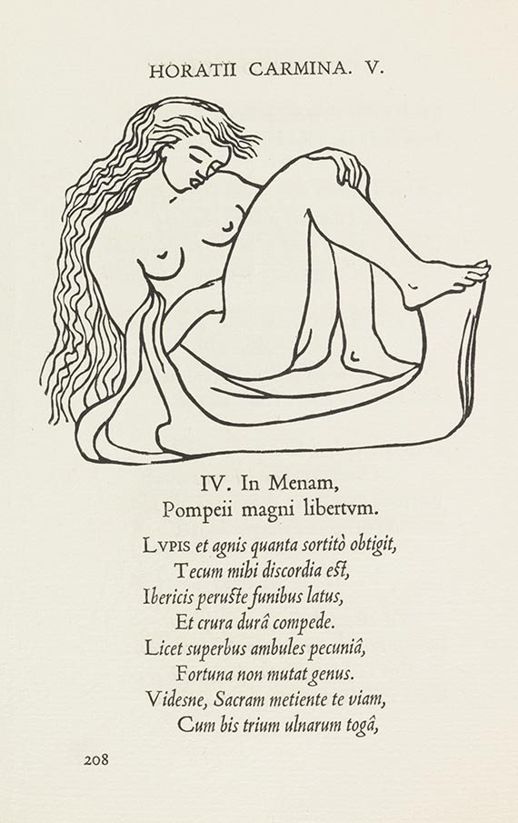 Aristide Maillol - Horaz, Odes - 