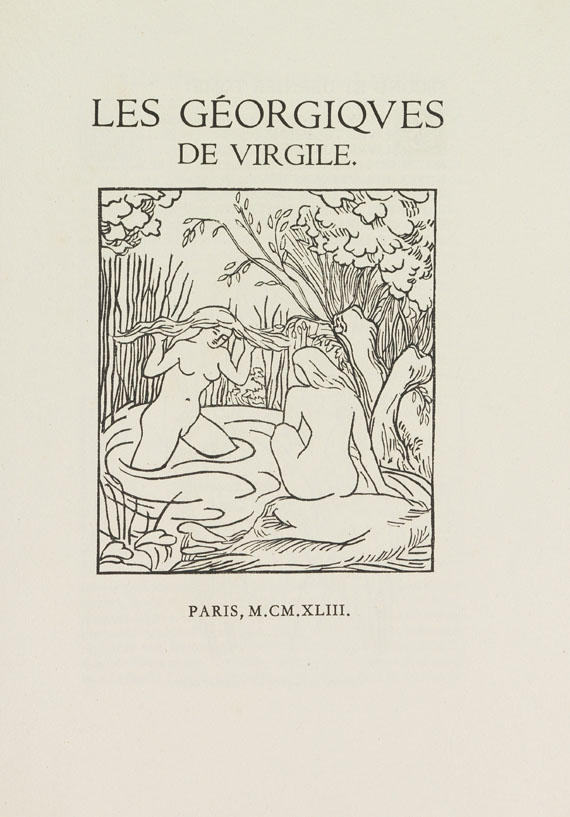 Aristide Maillol - Vergil, Les Géorgiques