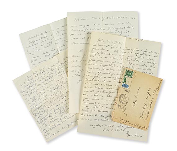 Joseph Beuys - 4 eigenhändige Briefe