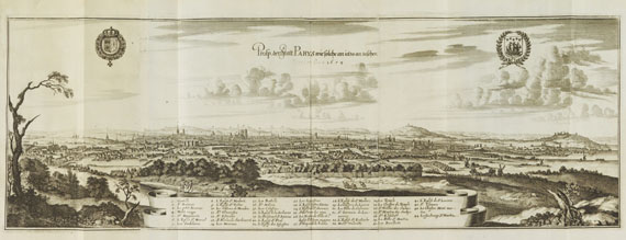 Matthäus Merian - Topographiae Galliae, 13 Teile in 3 Kassetten