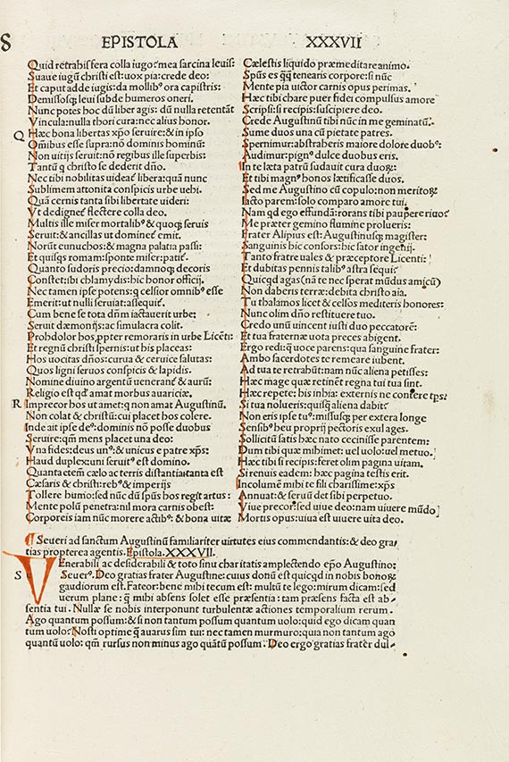Aurelius Augustinus - Liber epistolarum - 