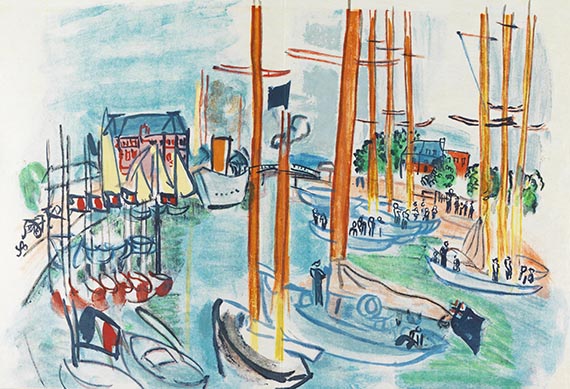 Raoul Dufy - M. de Saint-Pierre, Les Côtes normandes