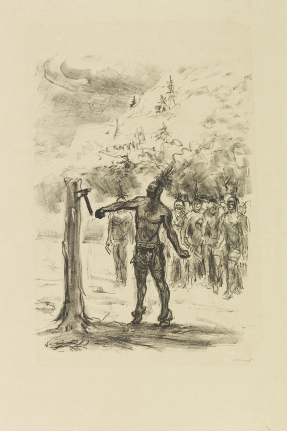 James Fenimore Cooper - Lederstrumpf-Erzählungen, illustr. von Max Slevogt