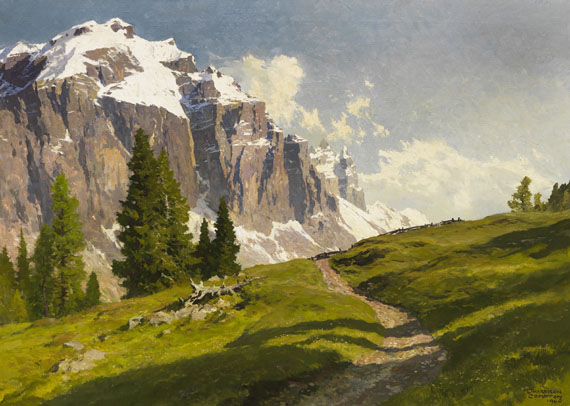 Edward Harrison Compton - Piz Boè / Sella Gruppe