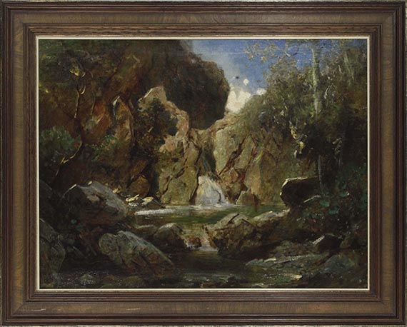 Spitzweg - Felsenkessel mit Wildwasser